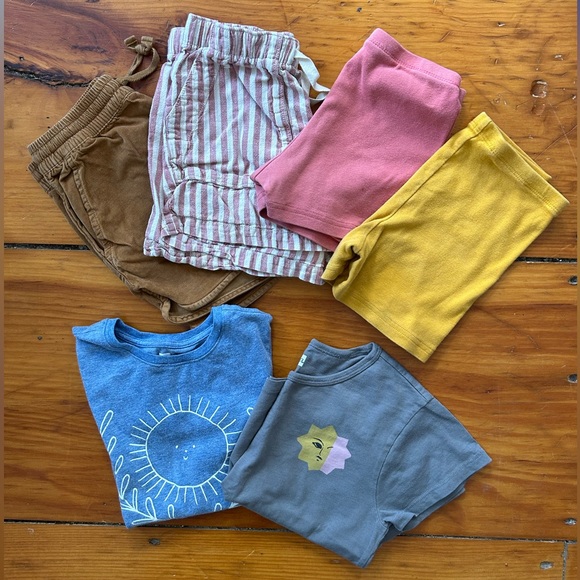 Tea Collection Other - Tea Collection 6 piece bundle girls size 8 shorts and tee shirts good condition